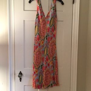 Multicolored floral dress - great for vacation!